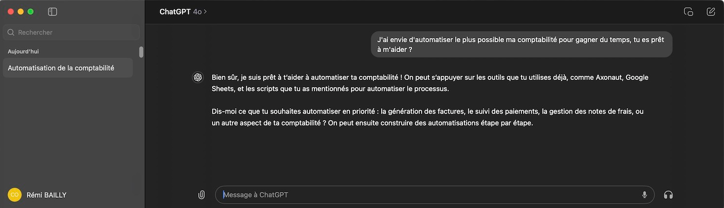 utiliser l'IA pour automatiser sa compta en freelance